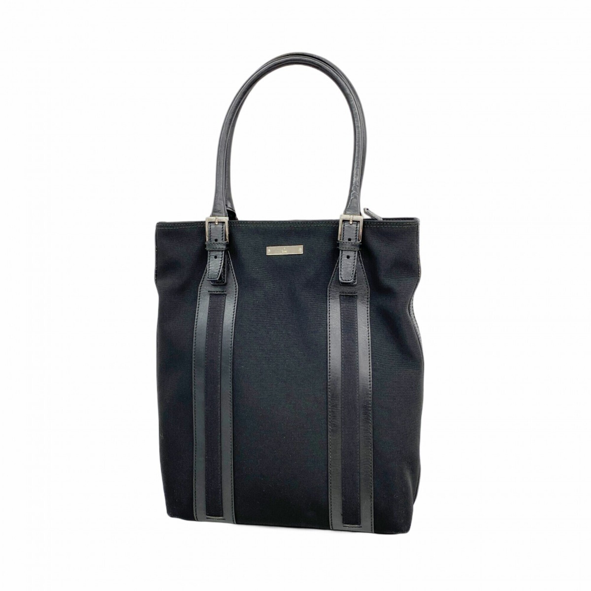 Gucci Tote Bag 019 0451 Nylon Black Women's